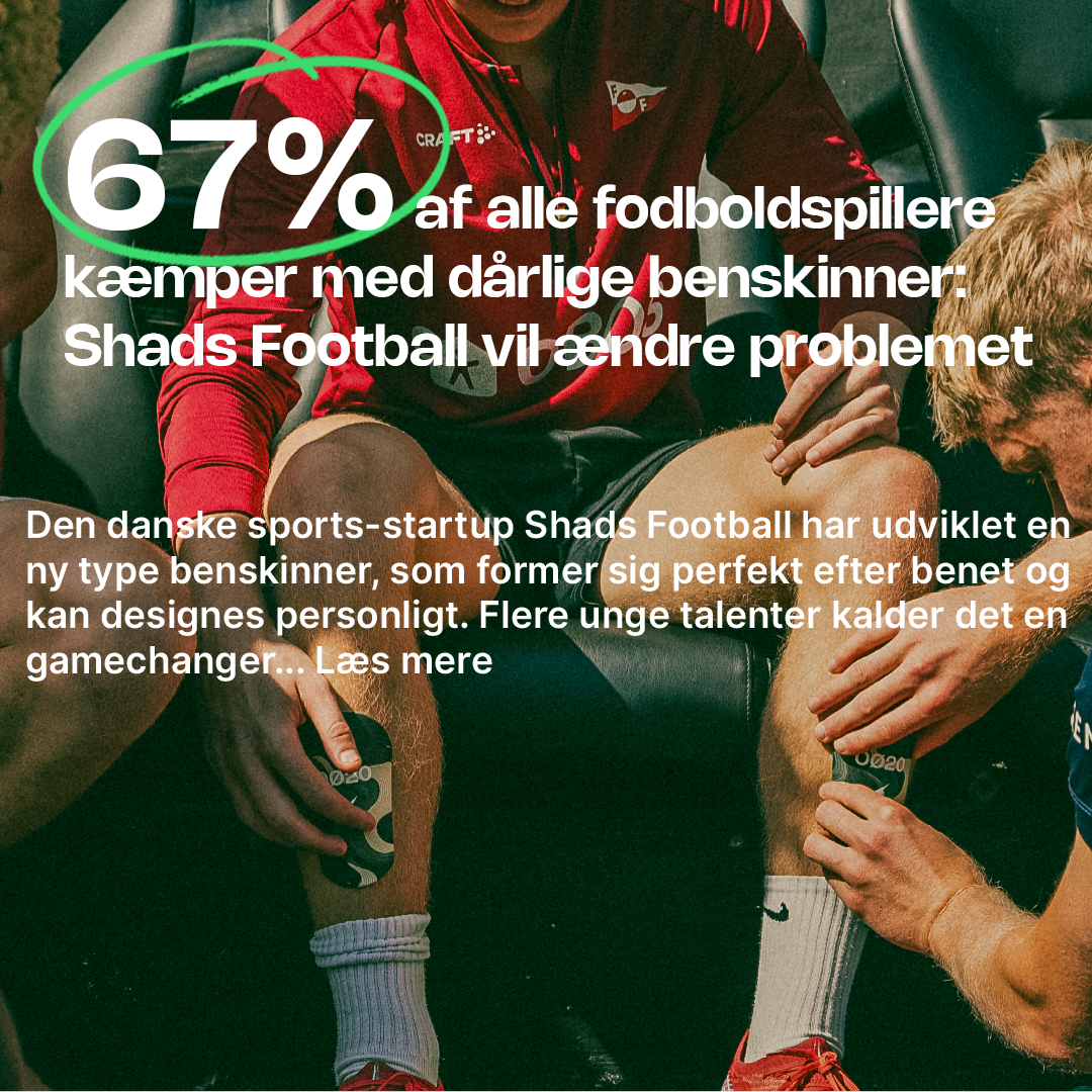 67% af alle fodboldspillere kæmper med dårlige benskinner